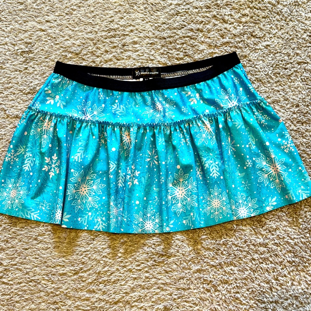 Sparkle Athletic Frozen Elsa-inspired Running Skirt sz Medium